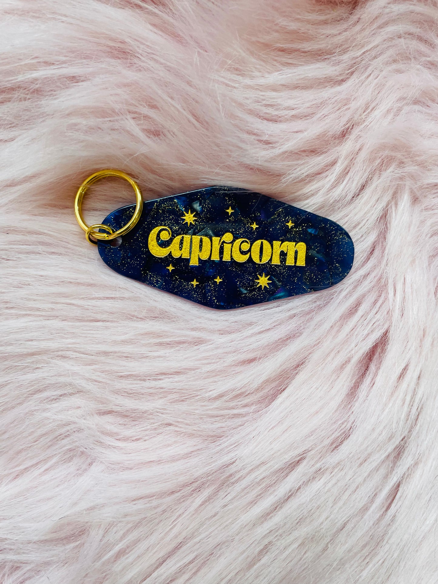 Capricorn Keychain